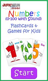 0-100 kids learn numbers game