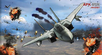 Air war jet battle