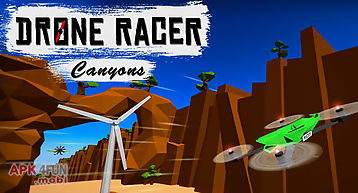 Drone racer: canyons