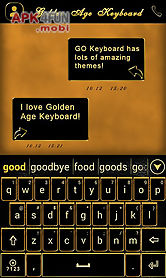 go keyboard golden age theme