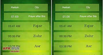 Azan time for all prayers