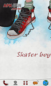 skater boy go launcher theme