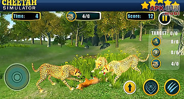 Angry cheetah wild attack sim