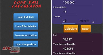 Loan/mortgage emi calculator