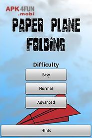paper plane folding