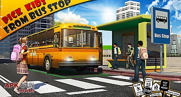 Schoolbus driver 3d sim