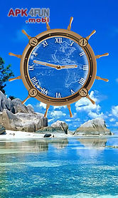 travel compass clock wallpaper