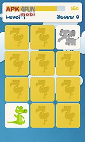 animals memory game for kids