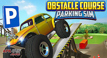 Obstacle course: car parking sim
