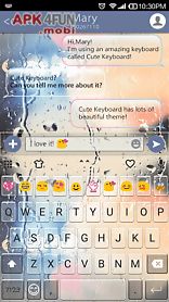 free glass emoji keyboard skin