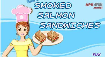 Barbie cooking smoked salmon san..