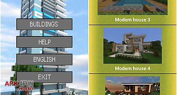 Modern buildings blueprints