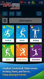 rio 2016: olympic games. official mobile game