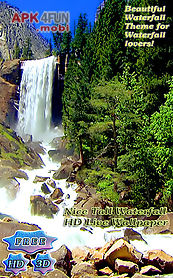 nice cascade waterfall 3d