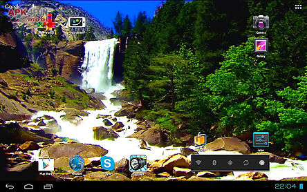 nice cascade waterfall 3d