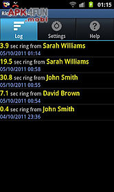 ring duration call timer