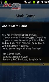 brain math game pro