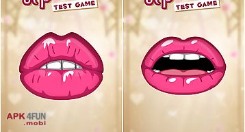 Kiss me! lip kissing test game