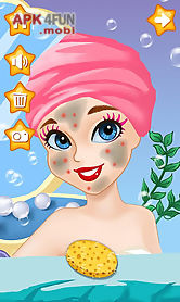 mermaid princess: makeup salon