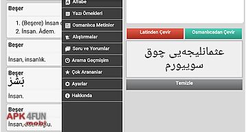 Turkish ottoman dictionary