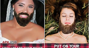 Beard salon photo montage
