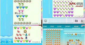 Food art - emoji keyboard