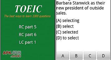 1000 toeic test; lc and rc