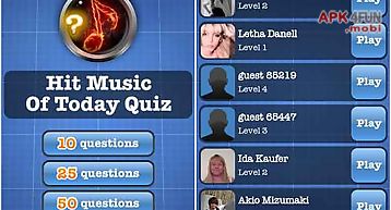 Hit music of today quiz free