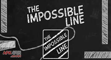 The impossible line