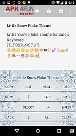 little snow flake keyboard