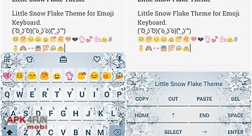Little snow flake keyboard