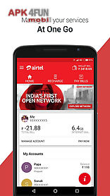 my airtel: recharge, pay bills