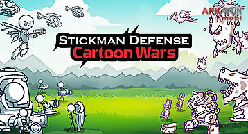 Stickman defense: cartoon wars