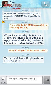 go sms pro iceblue theme