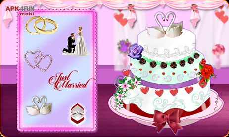 rose wedding cake maker games