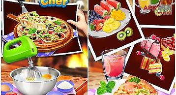 Gourmet pizza: kids food game