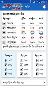 khmer weather forecast