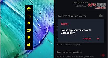 Navigation bar - soft keys