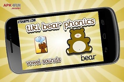 tiki bear phonics vowel sounds