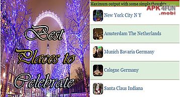 Best places to celebrate xmas