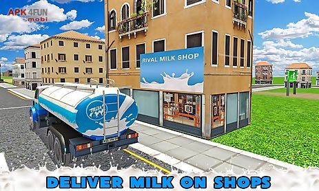 transport truck milk delivery