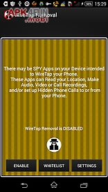 wiretap and spy removal