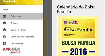 Calendário bolsa família 2016