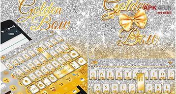 Glitter gold emoji keyboard