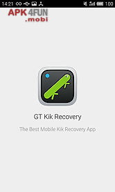 gt kik recovery